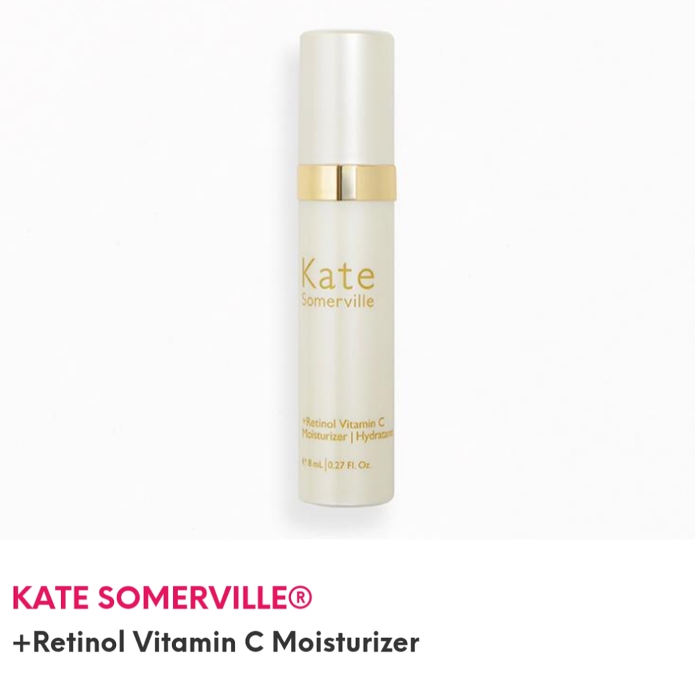 Kate Somerville +Retinol Vitamin C Moisturizer Deluxe Sample Size 8ml NWT